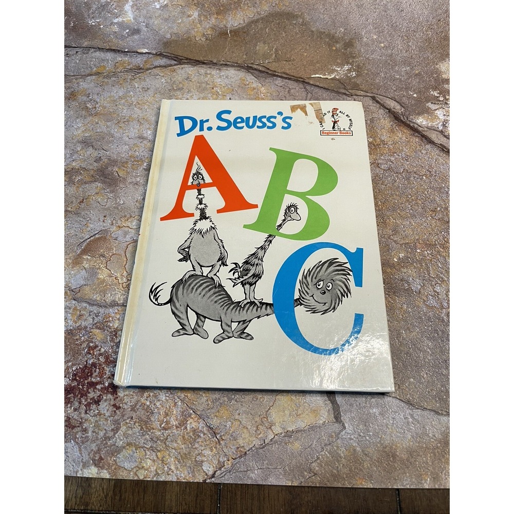 ABC by‎ Dr Seuss Book 1963 Vintage